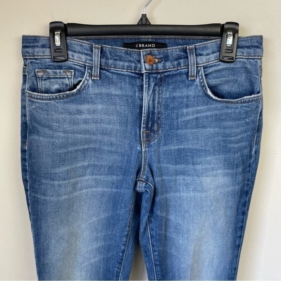 J Brand 9057 Cropped Ellis Straight Jeans Rival‎ - Picture 6 of 10